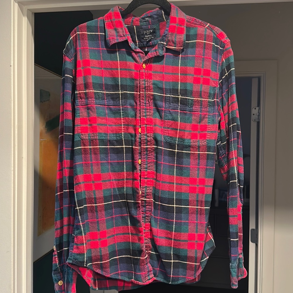 J Crew Flannel - Slim Fit
